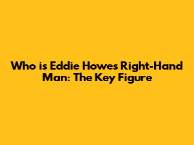 Who is Eddie Howe's Right-Hand Man: The Key Figure